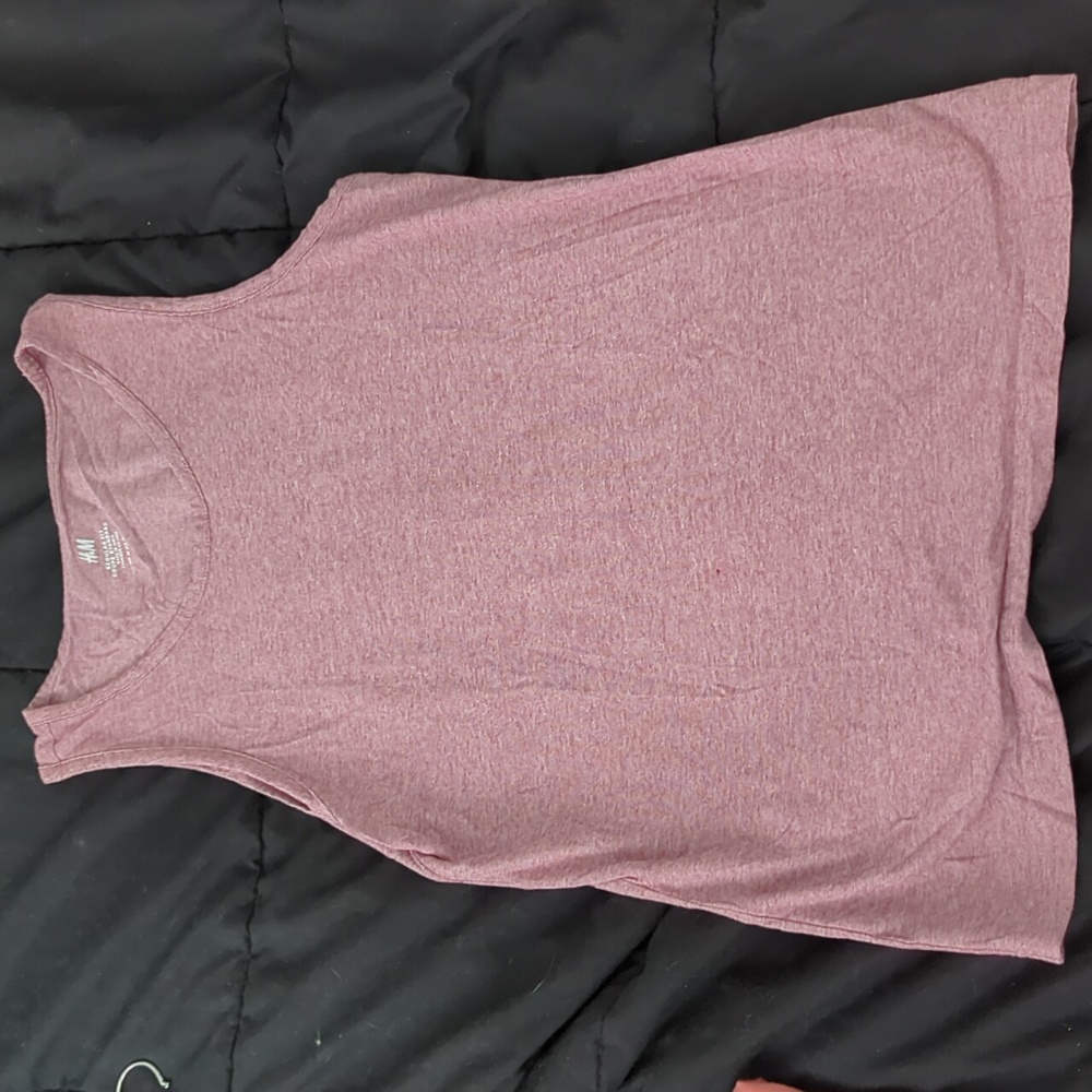 Men's H&M medium burgundy/maroon tank top